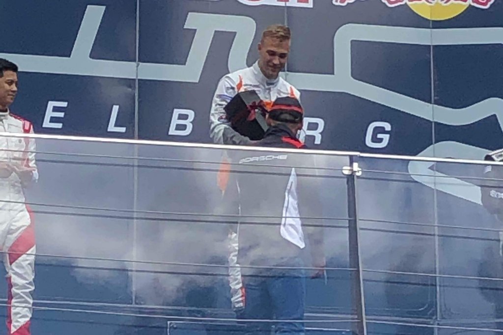 Lørdag kom årets første trofæ i hus - det skete på Red Bull Ring i Østrig
